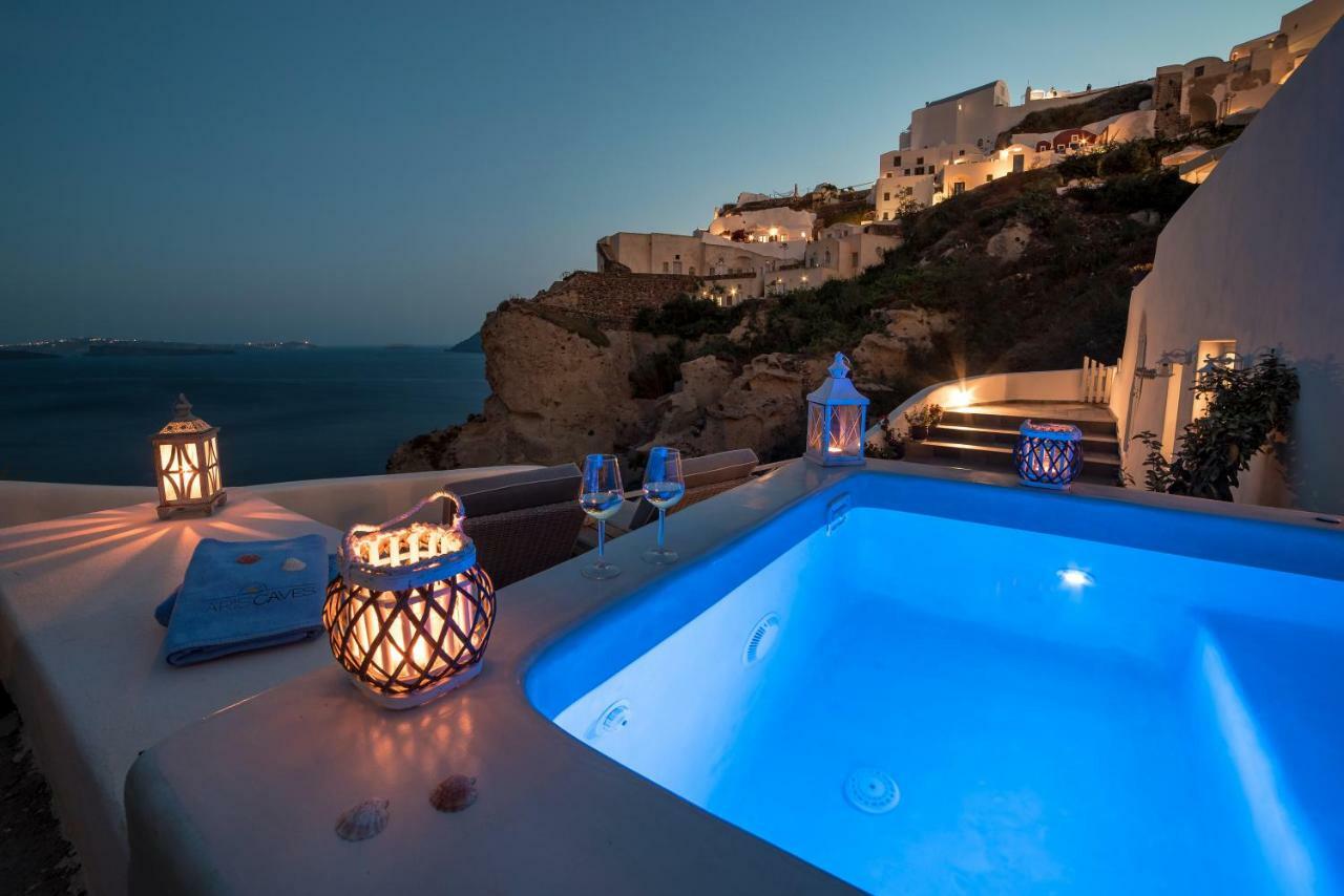 Apartament Aris Caves Oia Zewnętrze zdjęcie